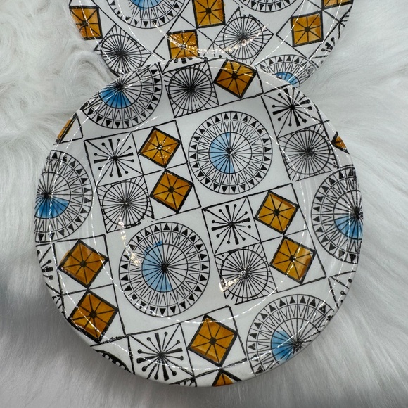 Vintage Kathie Winkle Ironstone Compass pattern 6" side plates. Set of 6. EUC. - Picture 12 of 12